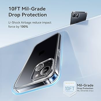 Amazon.com: CASEKOO for iPhone 15 Plus/ 14 Plus Case Crystal